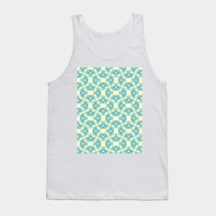 Traditional Flower Pattern Tank Top